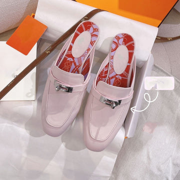 Oz Mule Pink Calfskin