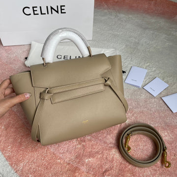 Fish Bag 24 Beige Cream Leather