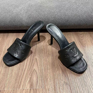 LV Neo Revival Mule 85MM Black Cowhide