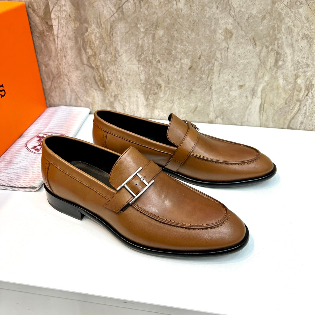 Hm Monterey Loafer Tawny Calfskin