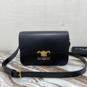 Classique Triomphe 22 Black Calfskin Gold Hardware