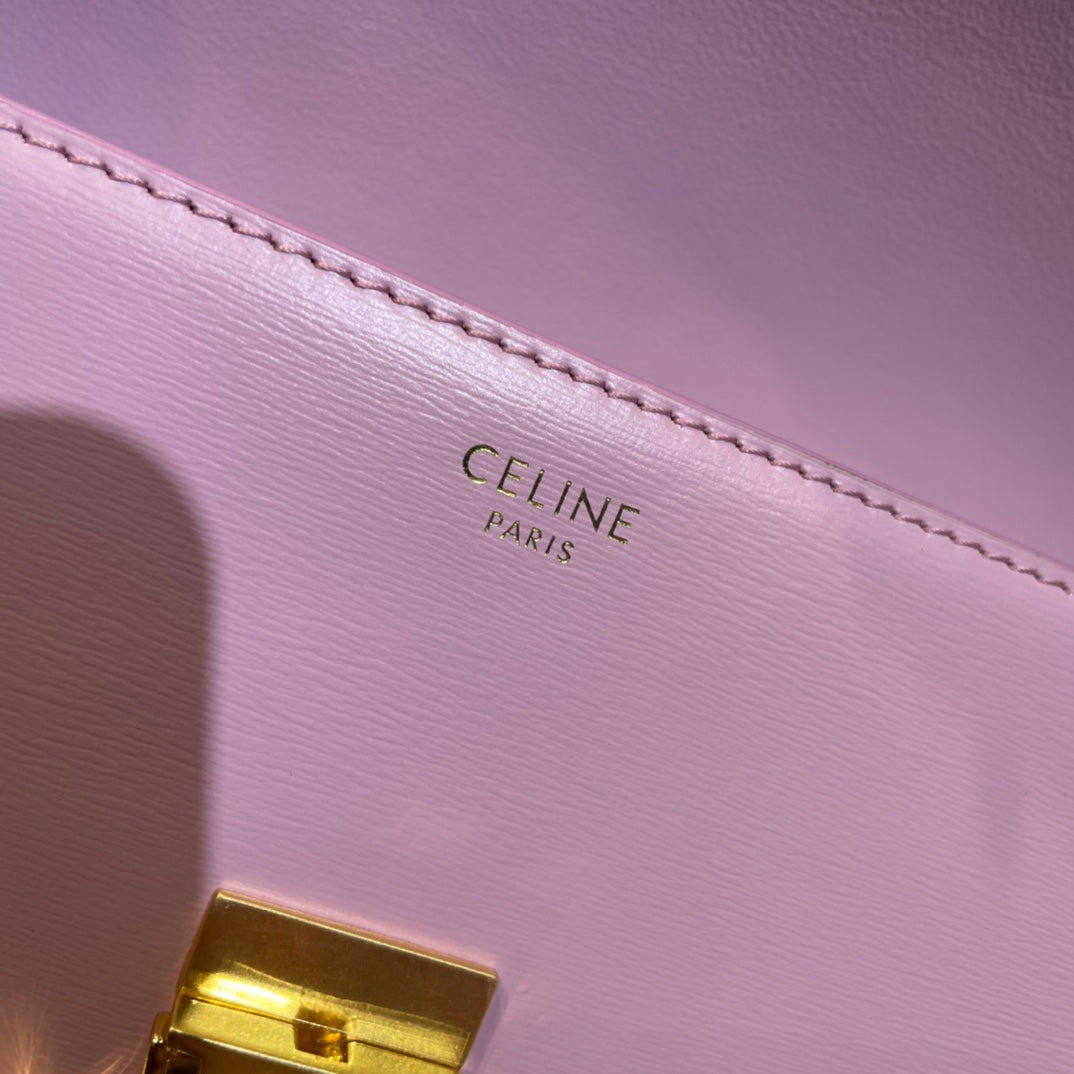 Classic Triomphe 20 Pink Calfskin Gold Hardware