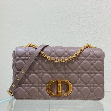 Large Caro Bag 28 Warm Taupe Calfskin