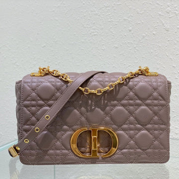 Medium Caro 25.5 Warm Taupe Calfskin