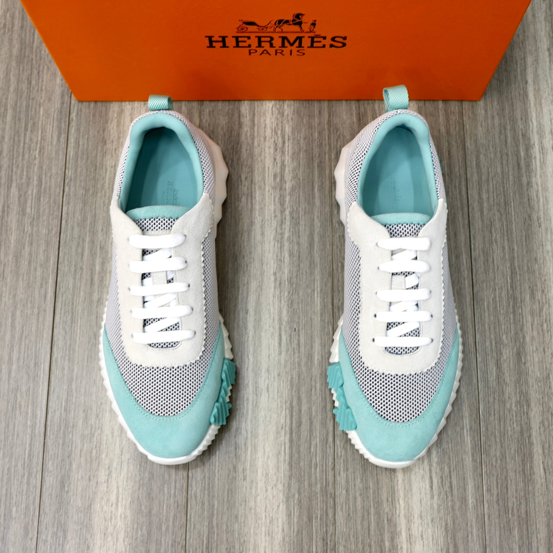 Hm Bouncing Sneaker Sky And Gray Breathable Fabric