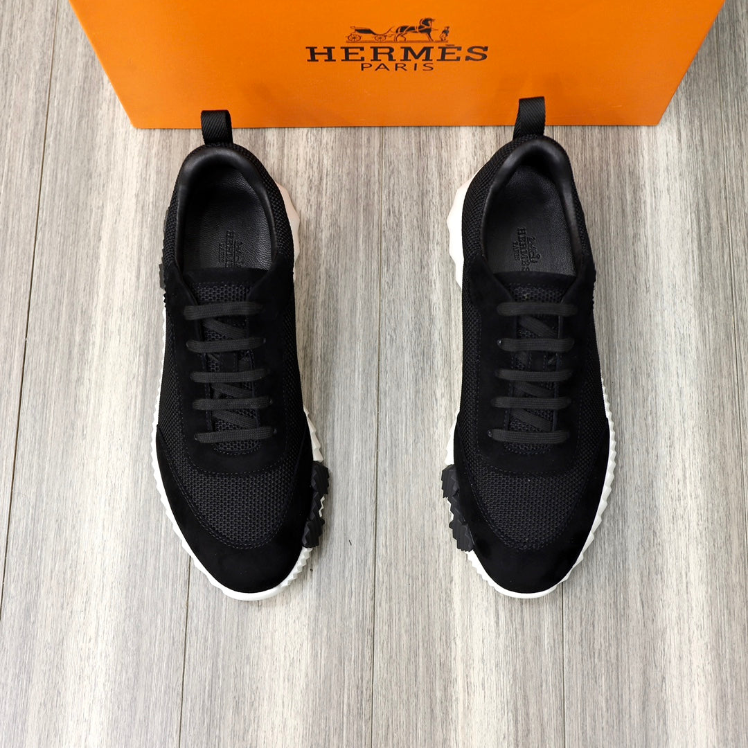 Hm Bouncing Sneaker Black Breathable Fabric
