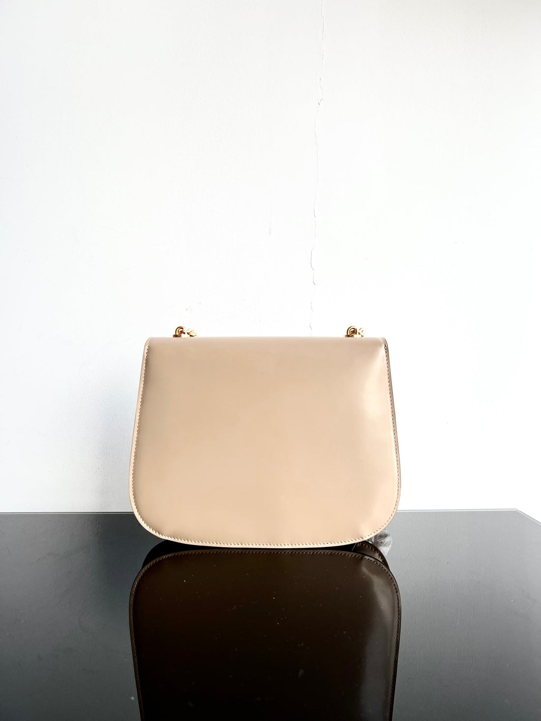 Besace Triphome 24 Beige Cream Glossy Calfskin