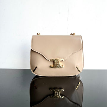 Besace Triphome 24 Beige Cream Glossy Calfskin