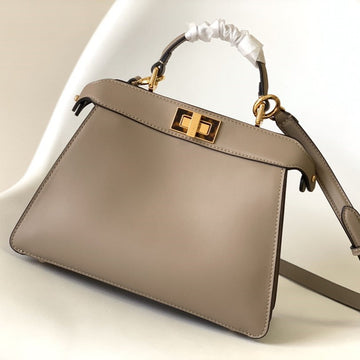 Peekaboo Iseeu Small 27CM Bag Light Brown Lambskin Gold Hardware