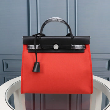 HM Herbag Zip 31 Black And Rose Canvas