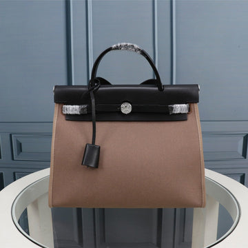 HM Herbag Zip 31 Black And Ash Brown Canvas