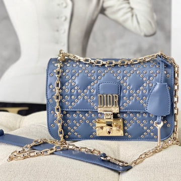Limited Bag 21 In Sapphire Blue Lambskin