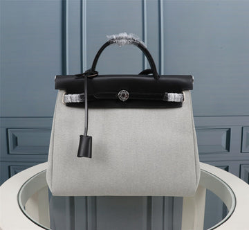 HM Herbag Zip 31 Black And White Canvas