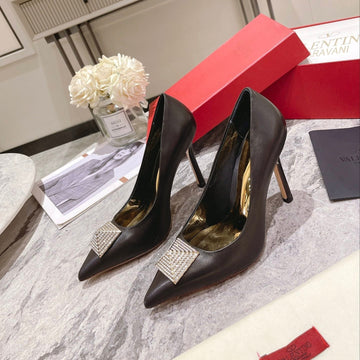 Vt 25 Toe Pumps Diamond Black Sheepskin