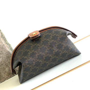 Triphome 24 Black Pattern Printed Calfskin