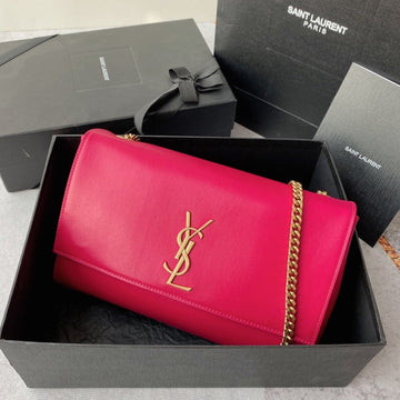 Kate Medium Reversible 28.5cm Red Calfskin Suede Calfskin