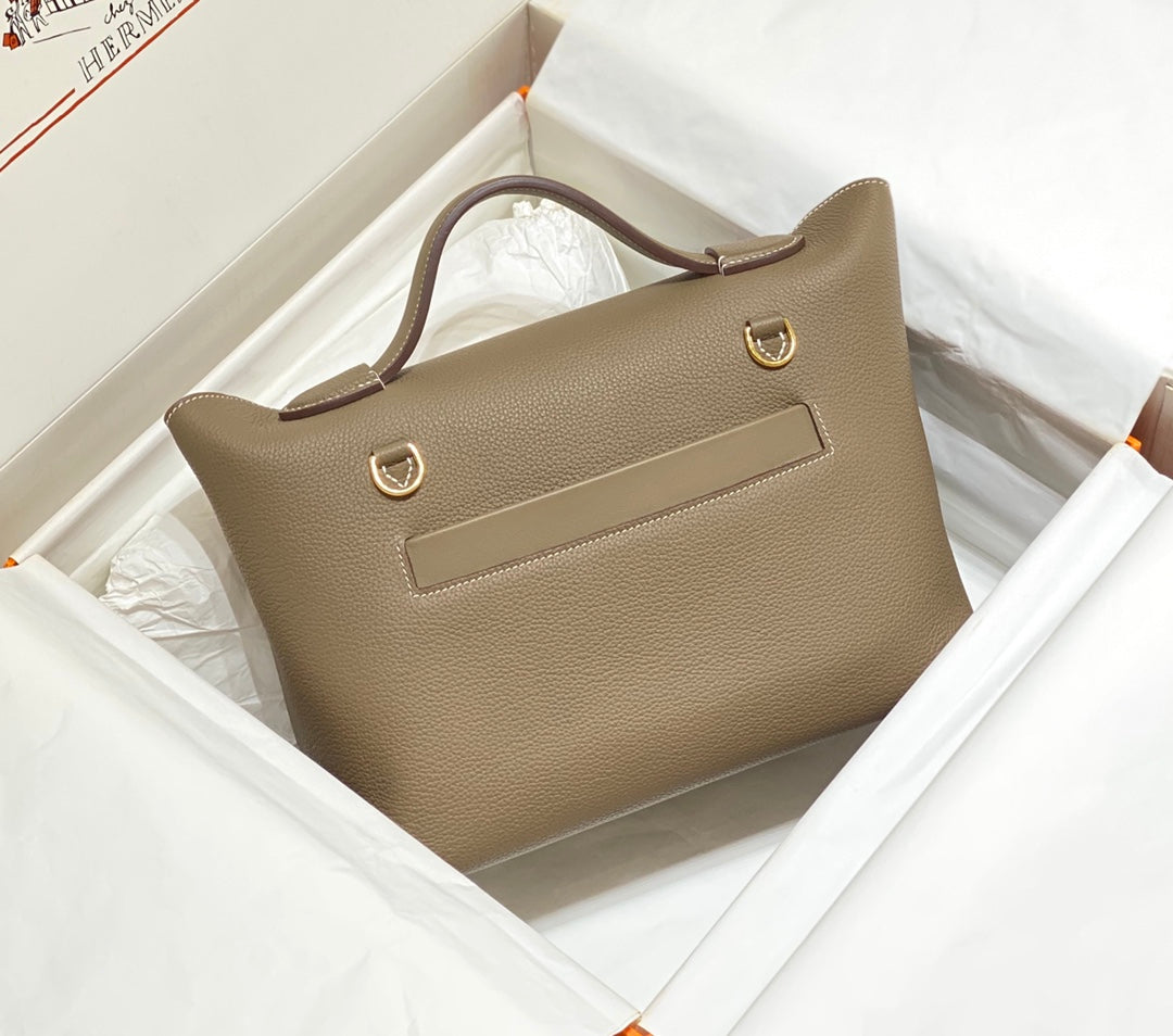 HM 26S 24/24 Bag 29CM Taupe Togo Leather