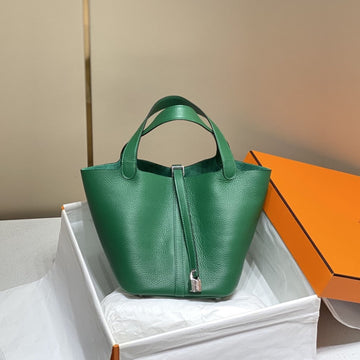Picotin Lock Emerald Togo Ghw