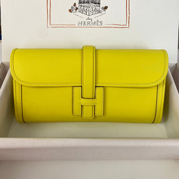 HM Jige 29 Lemon Yellow Swift Calfskin 229025