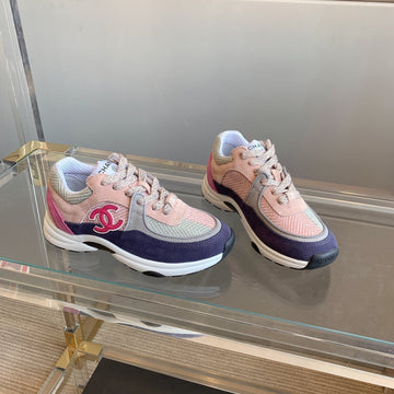 CC Sneaker In Multicolor Suede 145633