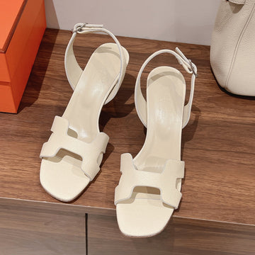 Slingback Sandal Eternite 75 Creamy White Lambskin