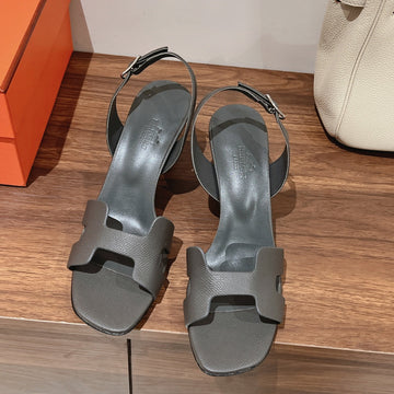 Slingback Sandal Eternite 75 Fossil Lambskin