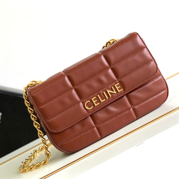 Triomphe Frame 24 Red Brick Calfskin