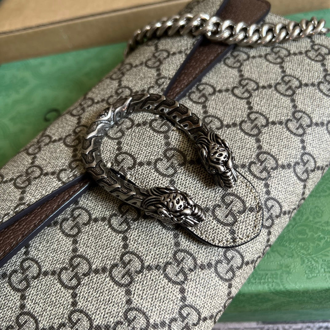 Dionysus 25 Small Bag In GG Supreme Canvas