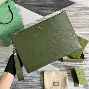 Marmont Pouch 30 In Army Green Lambskin