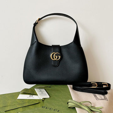 Aphrodite Medium 39 Shoulder Bag In Black Calfskin