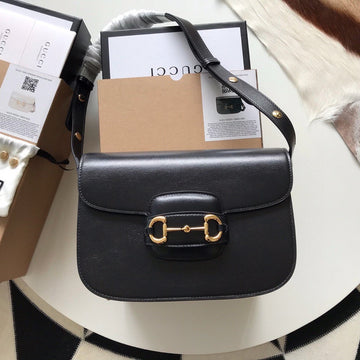 GG Horsebit 1955 Mini Bag 25 In Black Calfskin