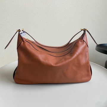 Romy Underarm Bag 43 Rust Orange Calfskin