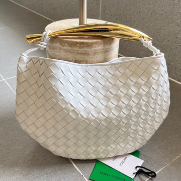 Sardine 33 With Chain In White Lambskin