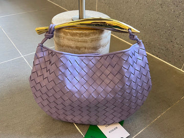 Sardine 33 With Chain In Light Purple Lambskin