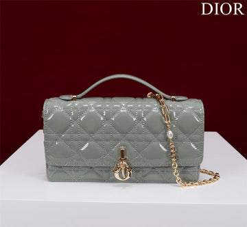 My CD Mini 21 Rock Gray Petent Calfskin