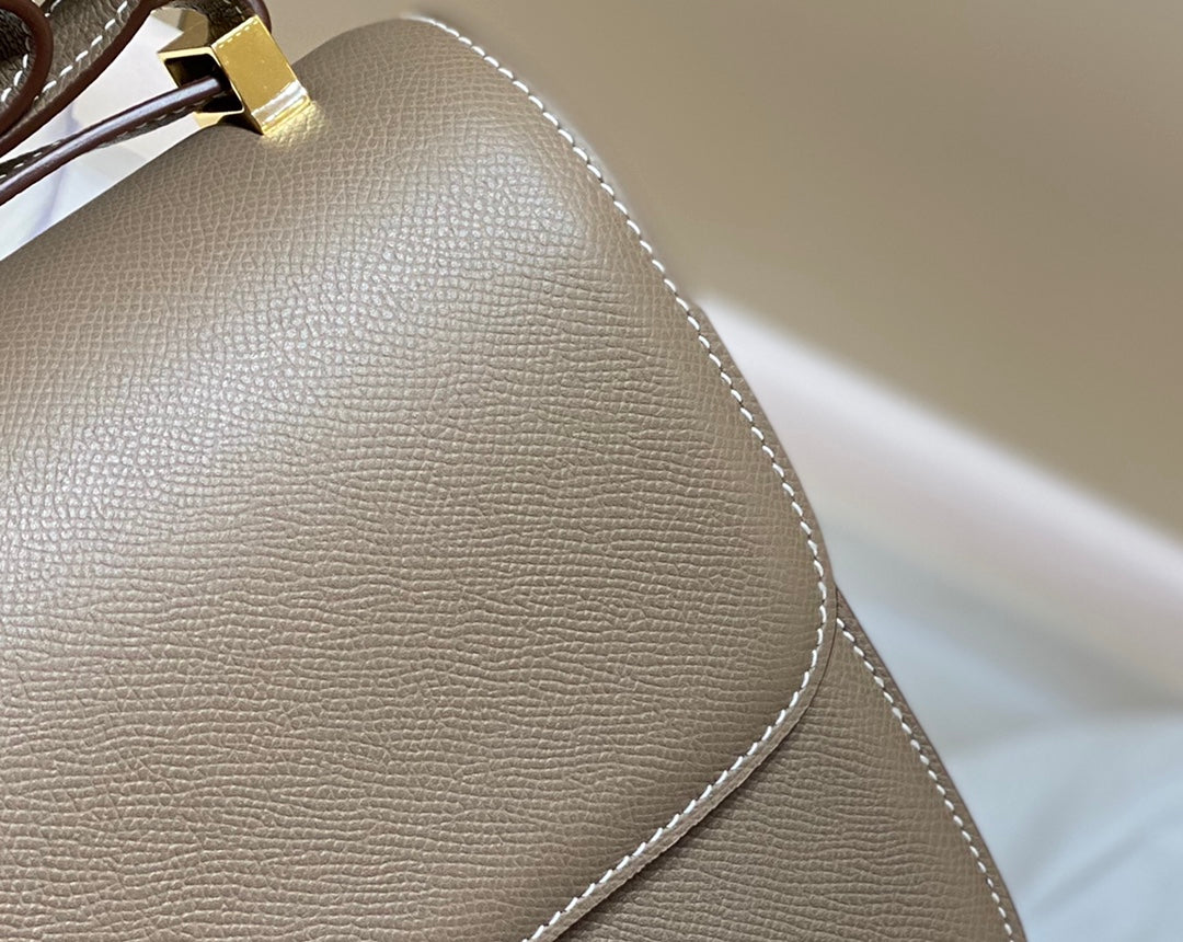 Constance 24 Etoupe Epsom Leather Gold Hardware