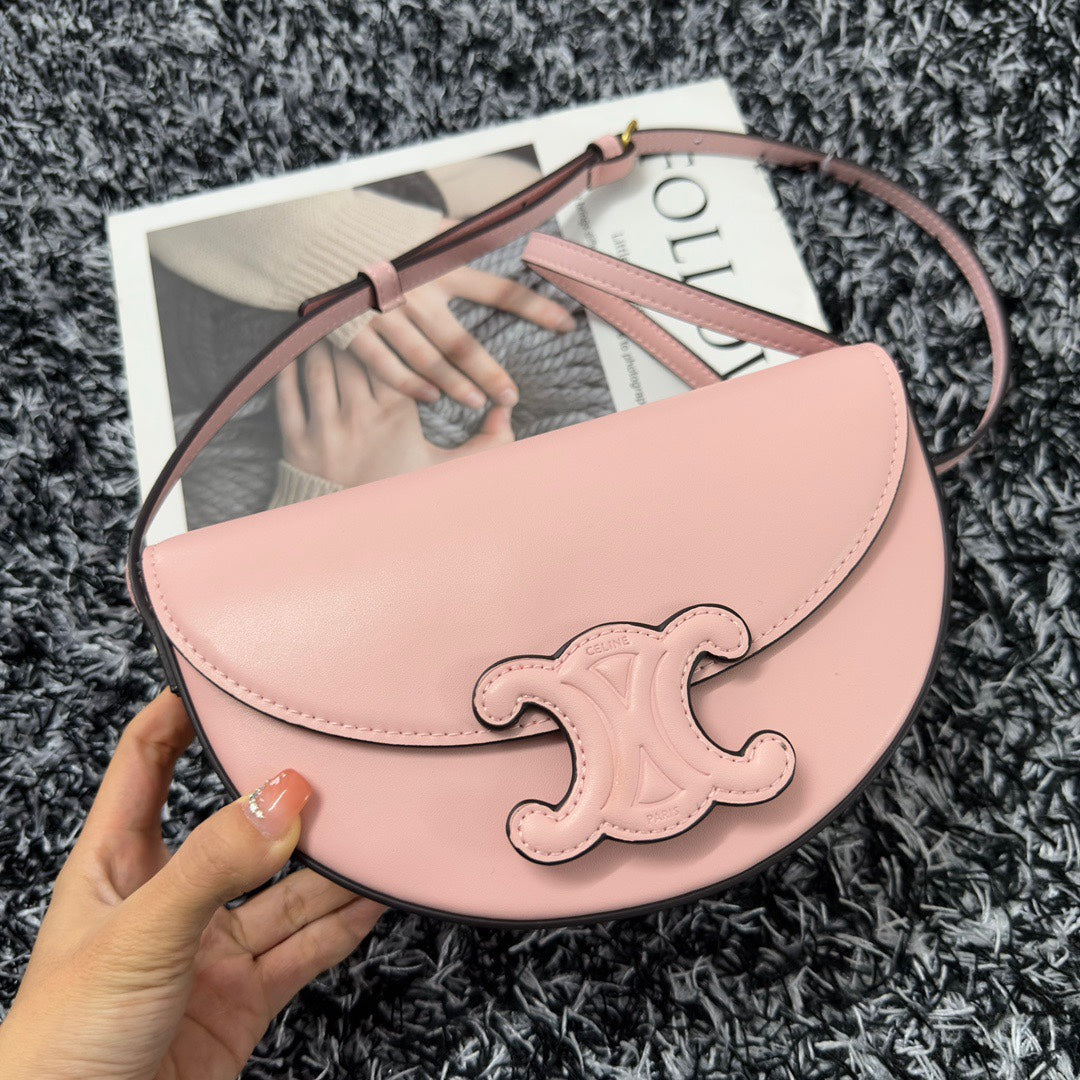 Besace Triphome 23 Light Pink Calfskin