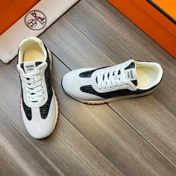 Hm Trail Sneaker Black And Light Gray Canvas