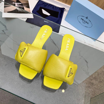 Pra Soft Padded Nappa Sandals 60 Lemon Lambskin