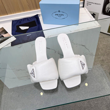 Pra Soft Padded Nappa Sandals 60 White Lambskin
