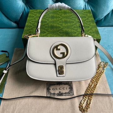Blondie 23 Top-Handle Bag White Calfskin