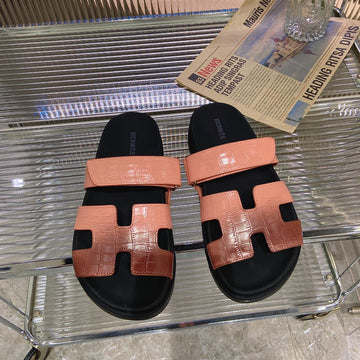 Chypre Sandal Ombre Light Pink Brown Calfskin