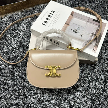 Besace Triphome 17 Calfskin Beige Cream