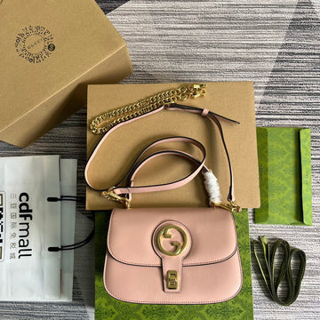 Blondie 23 Top-Handle Bag Light Pink Calfskin