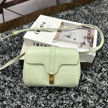 Classic Mini 18 Green Mint Calfskin