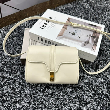 Classic Mini 18 White Calfskin