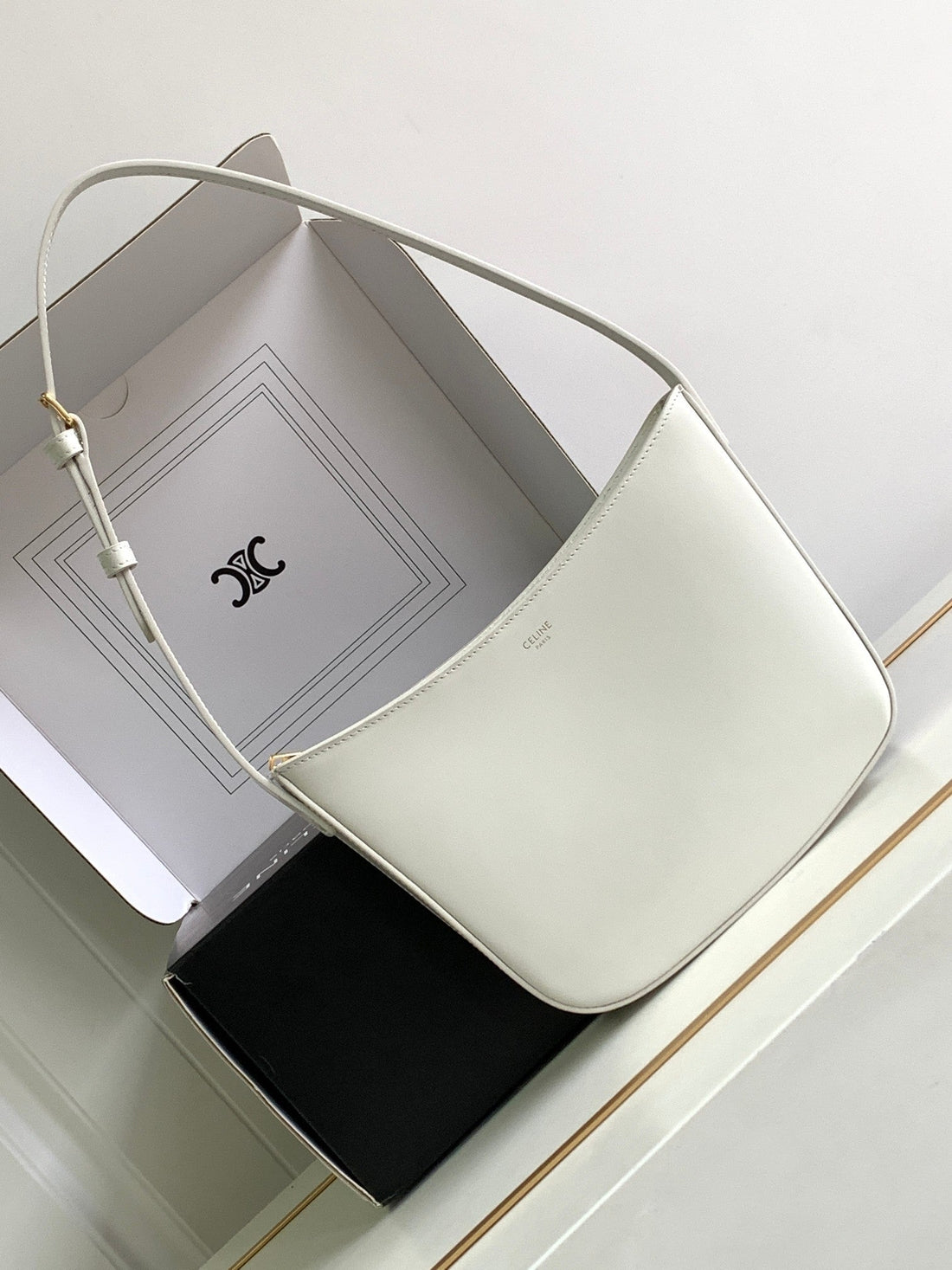 Croque 18 Glossy Calfskin White