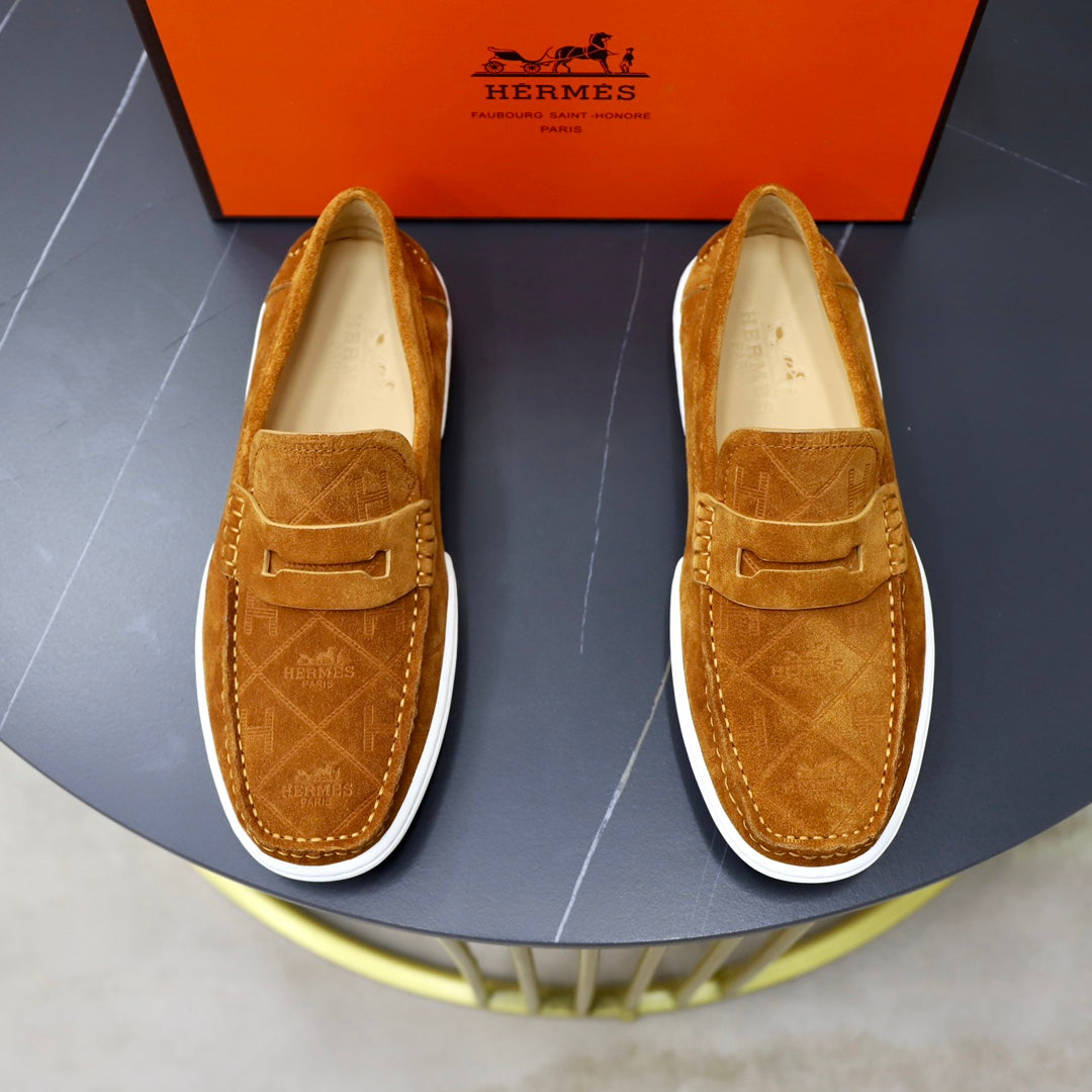 Hm Guillaume Loafer Bronze Suede