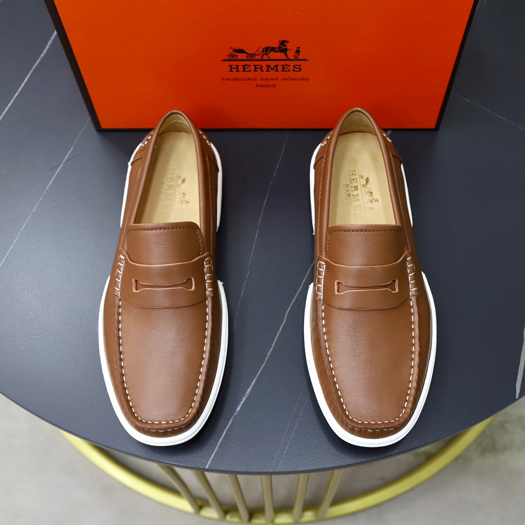 Hm Guillaume Loafer Tawny Calfskin
