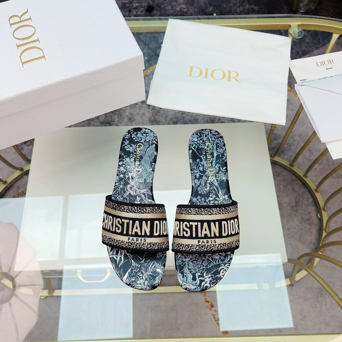 CD Mule Dway Slide 10MM Multi-Motifs Style 4